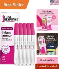 Pack of 5 Early Result Pregnancy Tests - Fast, Accurate, User-Friendly Solution