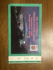 Vintage 1994 SEC Championship Football Alabama Florida Ticket Stub Authentic 90s
