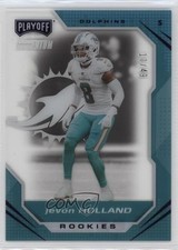 2021 Panini Chronicles Playoff Momentum Rookies Purple 10/49 Jevon Holland 0c3