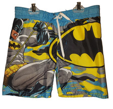 CLASSIC 2014 DC COMICS BATMAN BOYS SWIM TRUNKS CHILD SIZE 4/5 WHAM BAM COOL