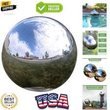 12 Inch Stainless Steel Gazing Globe Mirror Ball, Colorful and Shiny Addition...