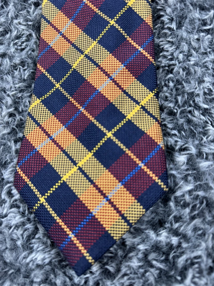 Corbata de seda a cuadros multicolor Burberrys para hombre Burberry Foto 2 de 4