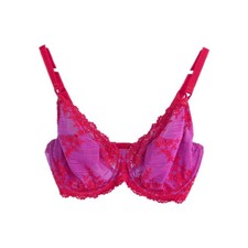 Wacoal Embrace Lace Underwire Bra 38DD Women Full Figure 65191 unlined red