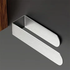 Bathroom Towel Holder Rack Roll Paper Hanger Self Adhesive Storage Shelf