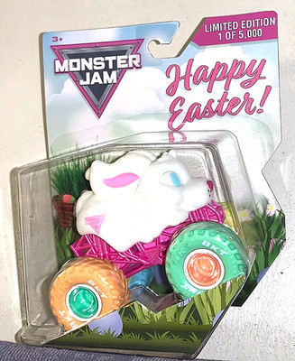SPIN MASTER MONSTER JAM 2026 HAPPY EASTER BUNNY MONSTER TRUCK 1/5000 SOLD OUT