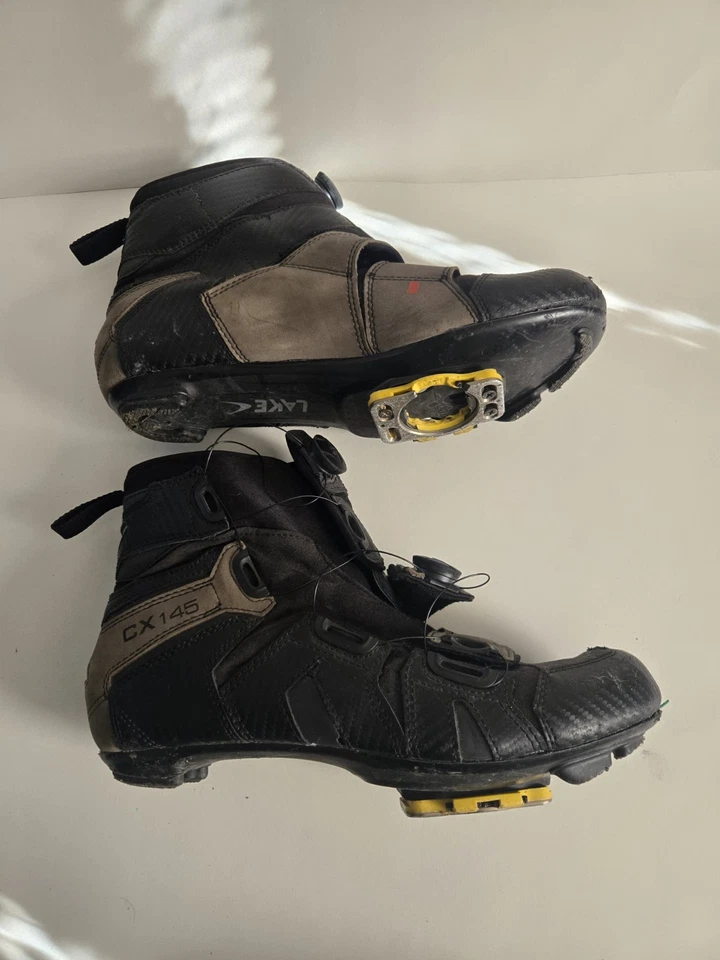 Zapato de invierno Lake para hombre CX145 ancho 11,5 pulgadas bicicleta de carretera con tacos Speedplay Foto 3 de 4