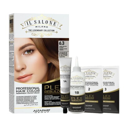 Alfaparf Milano Der Salon Plex Rebuilder Farbset 6.3 Blond Gold