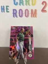 2020 Topps Chrome Update Pink Refractors Mark McGwire #U95