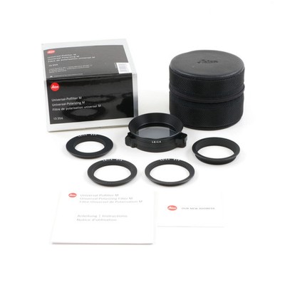 LEICA UNIVERSAL-POLARIZING GLASS FILTER FOR LEICA M + BOX 13356 #5766