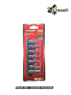 #ad #ad Husky 3 8 in. Drive SAE Hex Bit Socket Set 7 Piece $16.92