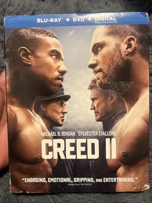 NEW SEALED BLU-RAY CREED II - MICHAEL JORDAN SYLVESTER STALLONE A-621