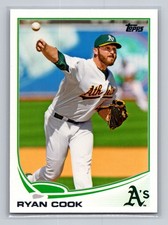 2013 Topps #48 Ryan Cook Oakland Athletics Baseball Card