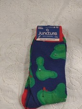 JUNCTURE Golfing Golf Course Printed Socks New Men Novelty Dad Gift Size 6-12