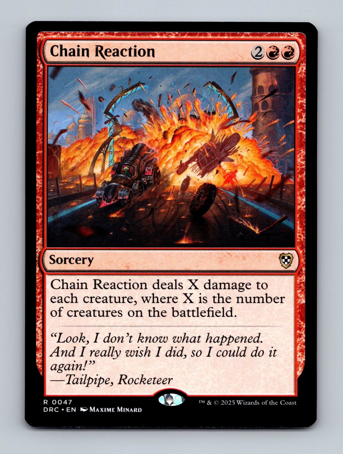 Chain Reaction Commander: Aetherdrift Non-Foil MTG NM