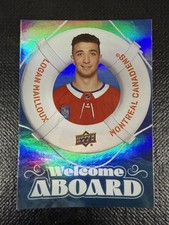 2024-25 Upper Deck #WA-19 Logan Mailloux Welcome Aboard