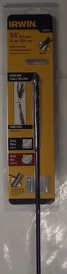 IRWIN 1890944 Flexible Shank Tip Installer Metal Drill Bit 1/4in x 24in