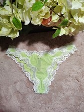 Vintage Victorias Secret Rushed Back Green Cheekini OS Production 2012