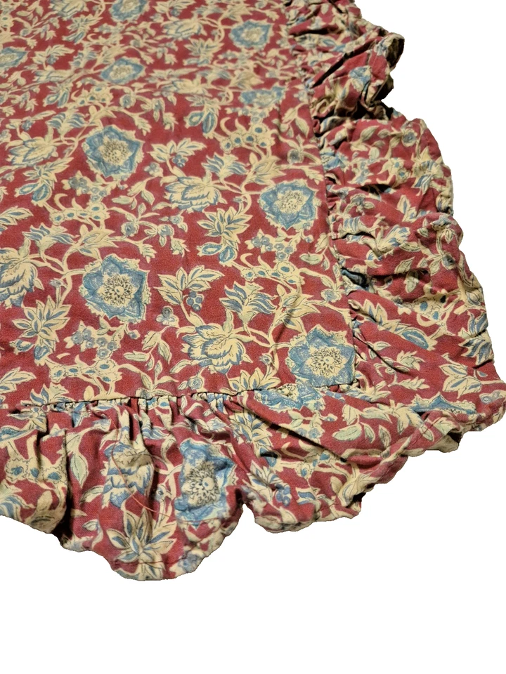 Almohada RALPH LAUREN falsa floral tamaño king con volantes algodón cottagecore descontinado Foto 3 de 4