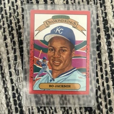 1989 Bo Jackson DK donruss (RARE ONE OF ONE ERROR CARD) check description
