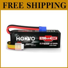 High-Performance 6S Lipo Battery 22.2V 6200mAh 120C EC5 Plug