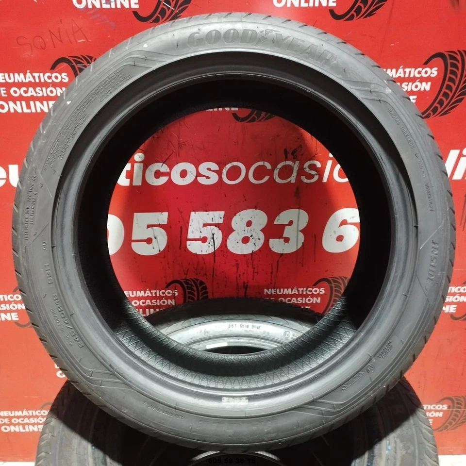 2x 245 40 R18 93H GOODYEAR EAGLE F1 ASYMMETRIC 3 5.4/5.6MM REF. 13513 - Imagen 4 de 4