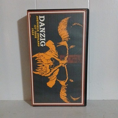 Danzig VHS Live England 1988 1st Album Tour Metal Punk Rock Concert Misfits