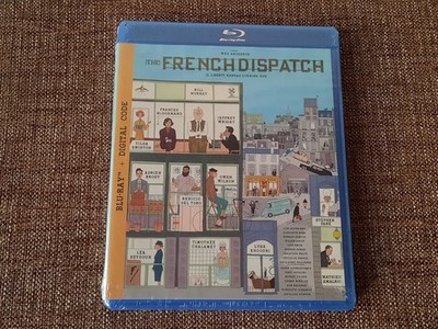 THE FRENCH DISPATCH 2021 Blu-Ray USA Wes Anderson Benicio del Toro Adrien Brody