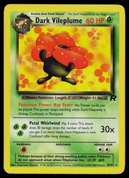 Dark Vileplume 30/82 Team Rocket