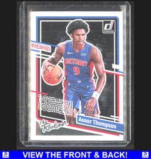 Ausar Thompson 2024 Donruss The Rookies Insert Red Back RC DET Pistons 5TY1