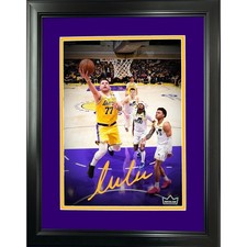 Framed Luka Doncic Debut Facsimile Laser Engraved Signature Auto 11