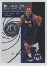 2019-20 Panini Mosaic International Men of Mastery Dirk Nowitzki #15 HOF 0o6v