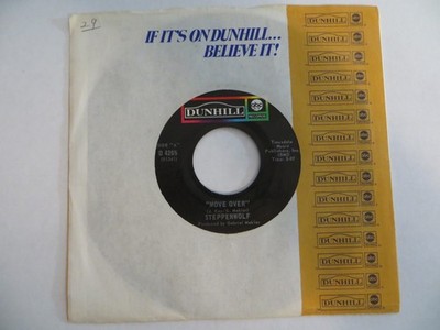 Steppenwolf   Move Over / Power Play - 1969 - ABC/Dunhill D-4205 7'' Single VG+