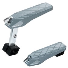 Folding Car Door Step Vehicle Pedal Ladder for Roof Access, Light Grey