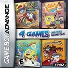4 Games On One Game Pack Nickelodeon - Game Boy Advance GBA Game