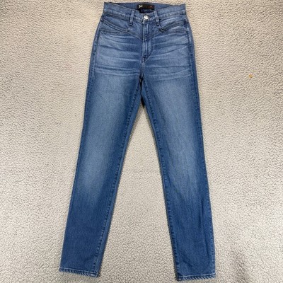 3x1 NYC Womens Ankle Cropped Jeans Slim Fit Denim Blue Size 24