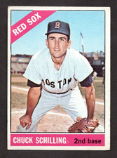 1966 Topps #6 Chuck Schilling - Good