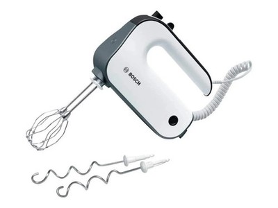 Bosch Haushalt MFQ49300 Handmixer 850 W Weiß, Silber