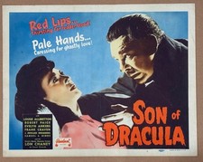 SON OF DRACULA &lsquo;43 LON CHANEY AS COUNT ALUCARD REALART UNIVERSAL HORROR TC