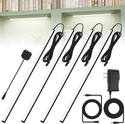 Black Shell Display Case Lights, LED Lights for Display Case with Memory Functio