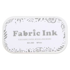 Ink Pads for Stamps, 3.7x2.2 Inch Fabric Ink Pad, White