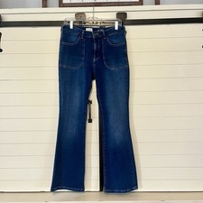 Anthropologie Pilcro Dark Wash Boot Cut Jeans Size 30 Flared Stretchy Soft