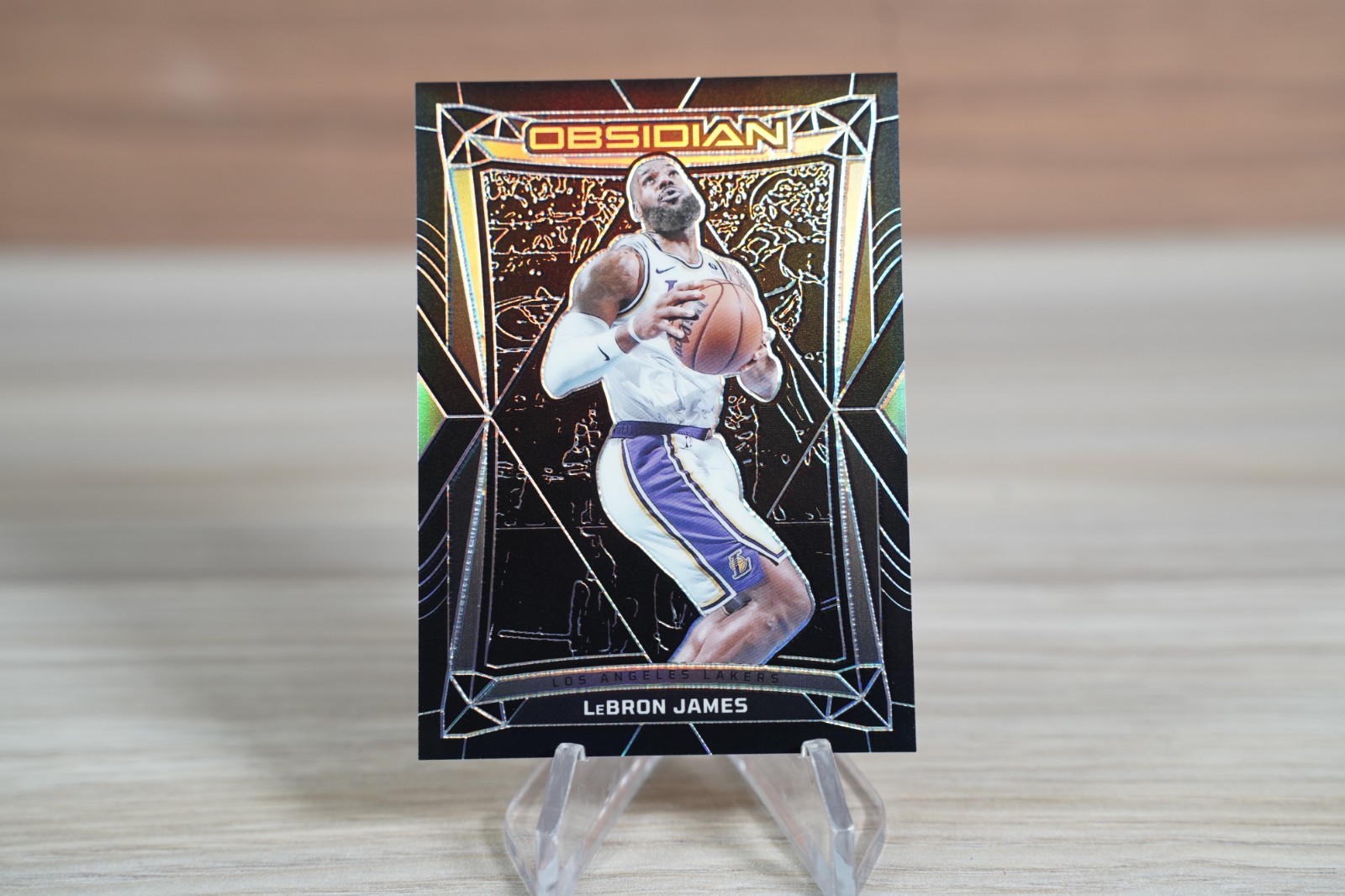 LeBron James 2023-24 Panini Obsidian Electric Etch International Prizm #15