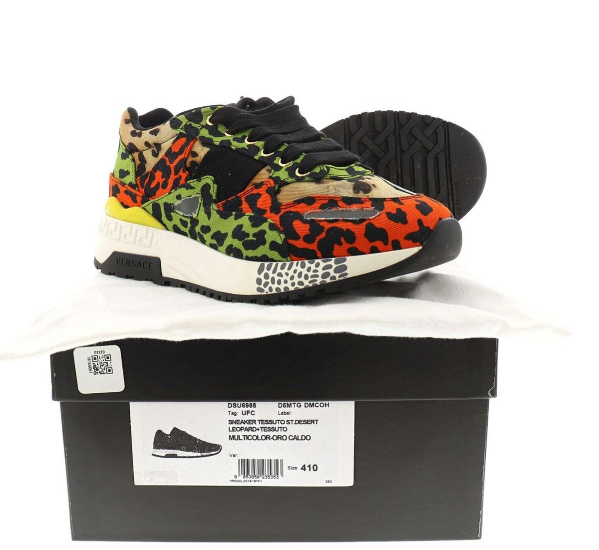 Size Versace Achilles Leopard Multi for sale online