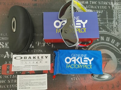 Rare Oakley Factory Pilot Sutro Eyeshade Matte Fog Prologue Prizm Black Iridium