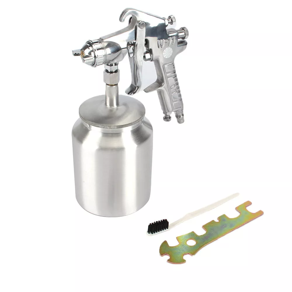 Air Compressor Paint Spray Gun Kit 2.5-4.0mm Nozzle Gravity Feed