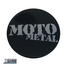 Moto Metal Mo970 Decal Sticker Black With Chrome Letters 60mm Mo 479l214