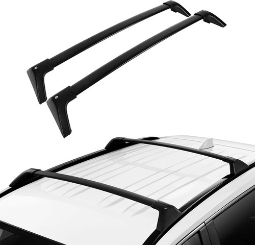 Pair Roof Rack Crossbars Luggage Kayaks Rack w/Lock 260LBS for 2019-2025 RAV4 - Imagen 6 de 7