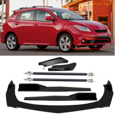 For Toyota Matrix Front Rear Bumper Lip Spoiler Splitter Body Kit Side Skirt