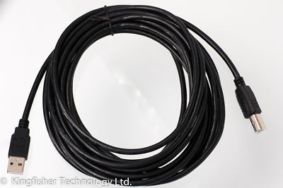 5m USB PC/Daten Synch Schwarz Kabel Leitung für Numark NS7II DJ Controller