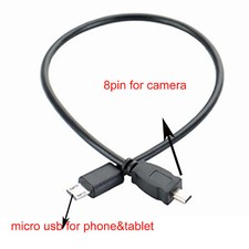 OTG USB Cable FOR Vivitar ViviCam 3000 4345 4385 5385 6300 8300 8300S